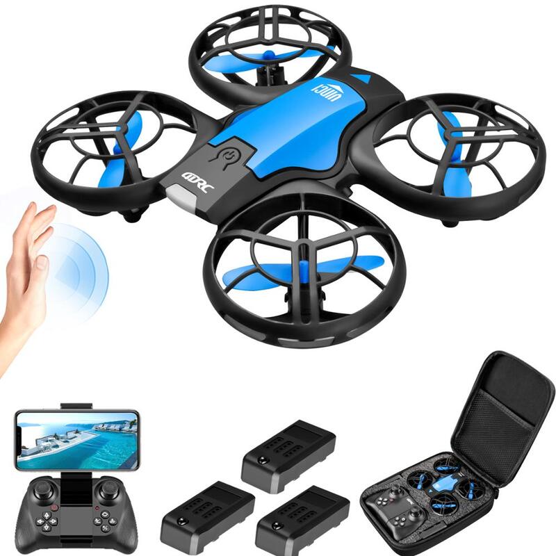 V8 Mini Drone 4K 1080P Hd Camera Wifi Fpv Luchtdruk Hoogte Hold Zwart Quadcopter Rc Dron Speelgoed