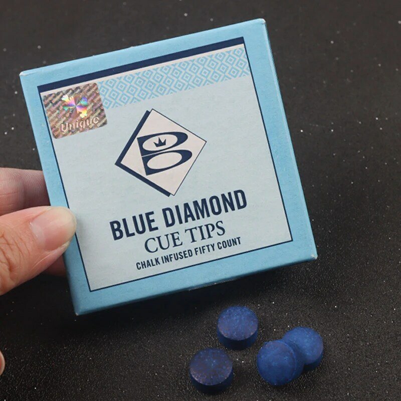 Brunswick azul diamante cue dicas 10mm/11mm snooker cue dicas bilhar acessórios
