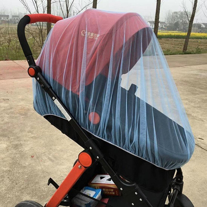 Baby Stroller Pushchair Mosquito Insect Shield Net Safe Infants Protection Mesh Stroller Accessories cart Mosquito Net