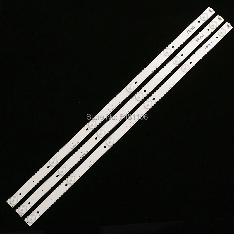 LED Backlight Strip 6 6V สำหรับ Sanyo 32 "ทีวี LED-32B500 32CE650 4C-LB320T-HQ2 32RTB32M06A0 LED32C371 2คำสั่งซื้อ