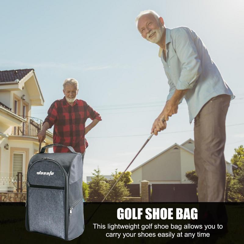 Golf Shoe Bag Golf Organizer Bag Ventilation Mesh Outdoor Gym Sports Gear Bag Golf Glove Ball Accessories Storage Bag For Men