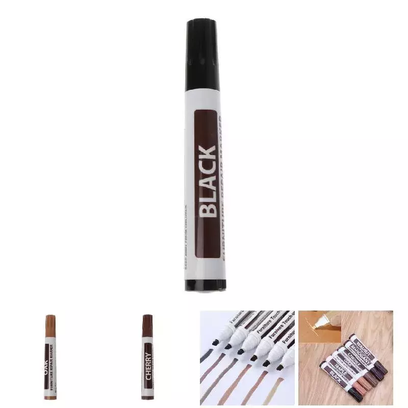 Furniture Repair Pen Markers Scratch Filler Paint Remover For Wooden Cabinet Floor Writing Pens Tables Chairs Pen Markers