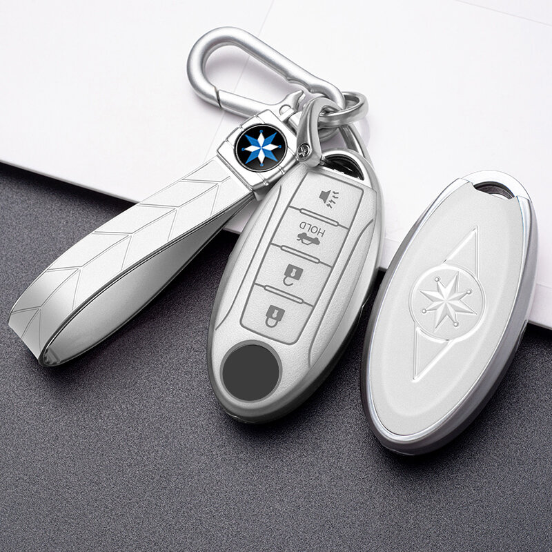 Coque de protection pour clé télécommande de voiture Nissan Qashqai, compatible avec x-trail T32 Juke J10 J11, Tiida Pathfinder, accessoires de voiture Infiniti