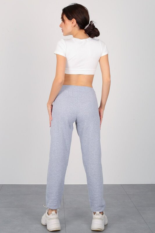 Facette-pantalones de chándal ajustados para mujer, color gris, 2022298532