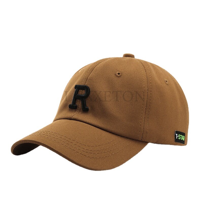 Bawełniana czapka baseballowa dla kobiet i mężczyzn moda litera R czapka typu Snapback Casual czapki hip-hopowe 2023 letnie daszki czapki Unisex