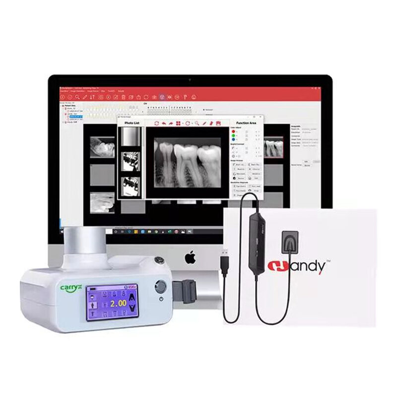 Digital Dental Equipment X-ray Machine Touch Screen X Ray DC Handy RVG HDR 500a Sensor Portable Dental Xray Unit