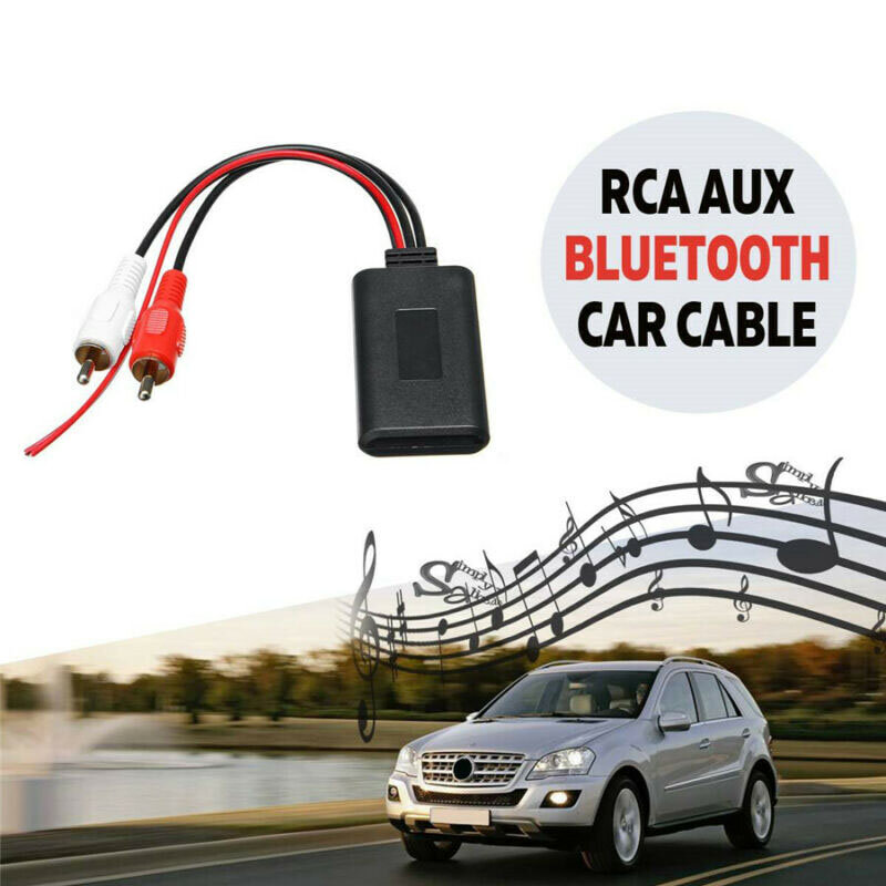 Car Wireless Bluetooth Receiver Module AUX Adapter Music Audio Stereo Receiver For 2RCA Interface Vehicles