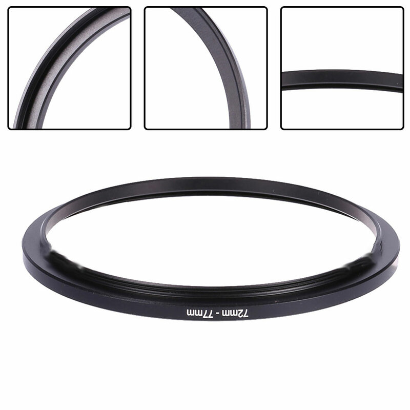 Aluminiumlegering 72-77Mm Metalen Step Up Ring Lens Adapter Van 72 Tot 77Mm Filter Draad Fotografie accessoires
