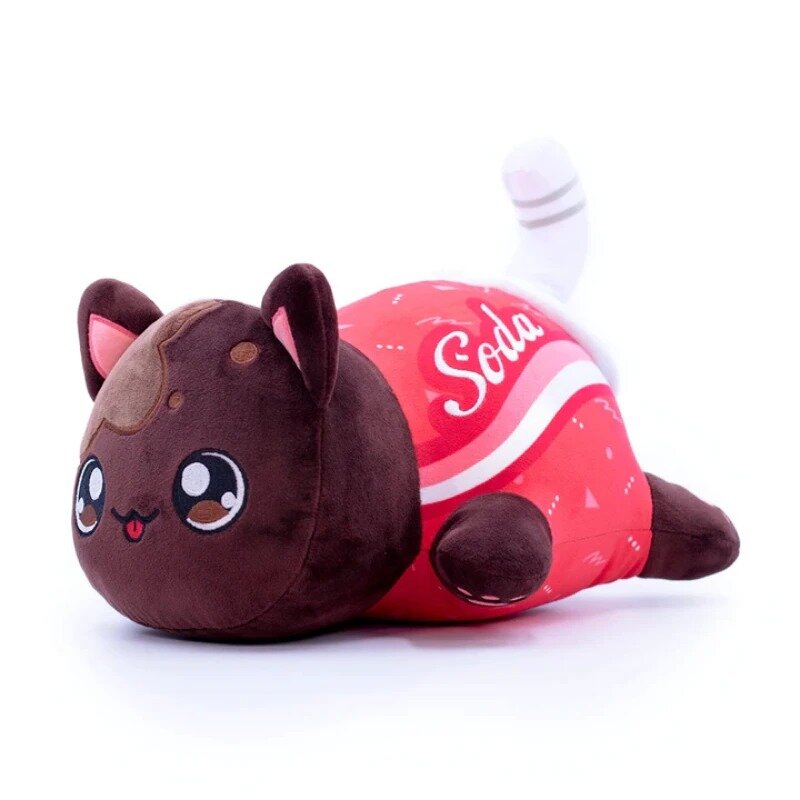Meows Plush Doll French Fries Burgers Bread Sandwich Donut Cat Aphmau Plush Toy Sofa Decoration Kids Toy Nice Gifts for Children