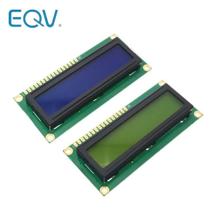 LCD1602 1602 modulo Blu schermo Verde 16x2 Caratteri Display LCD Modulo HD44780 Controller blu luce nera
