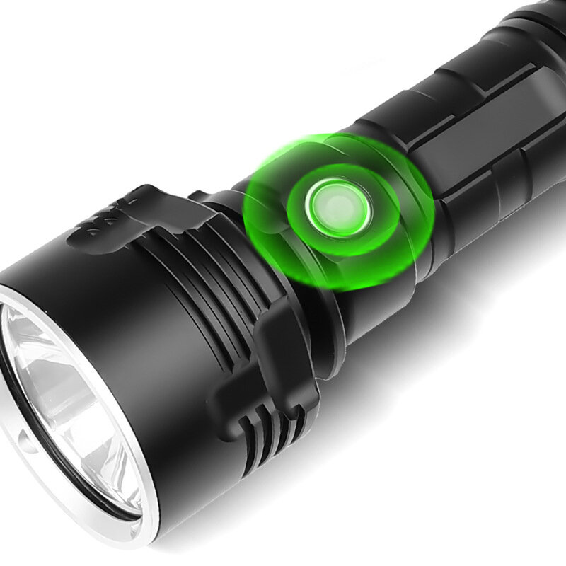 Супермощный светодиодный фонарик L2 XHP70, тактический Водонепроницаемый Ультраяркий фонарь с зарядкой от USB для кемпинга