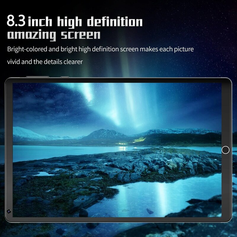 Versi Global Notebook Mate Baru S16 Tablet Android WIFI Laptop 5G Android 11 Google Play 8800MAh 8.3 Inci WPS Komputer Kantor