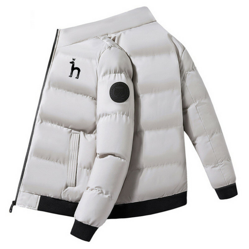 Men's Warm Cotton-Padded Jacket Brand Windbreaker Zipper Casual Fashion Outdoor Jacket Large Size Cotton-Padded Jacket 2022 New