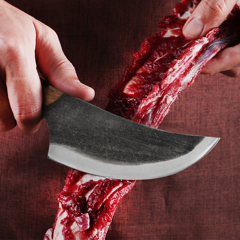 Кованый молоток с рисунком шеф-повара, искусственный нож для мяса, нож для обвалки мясника, искусственный нож