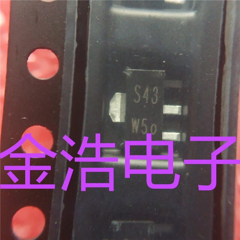 Tamis en soie S43 50V SMD NPN transistor SOT89, 50 pièces, original, nouveau
