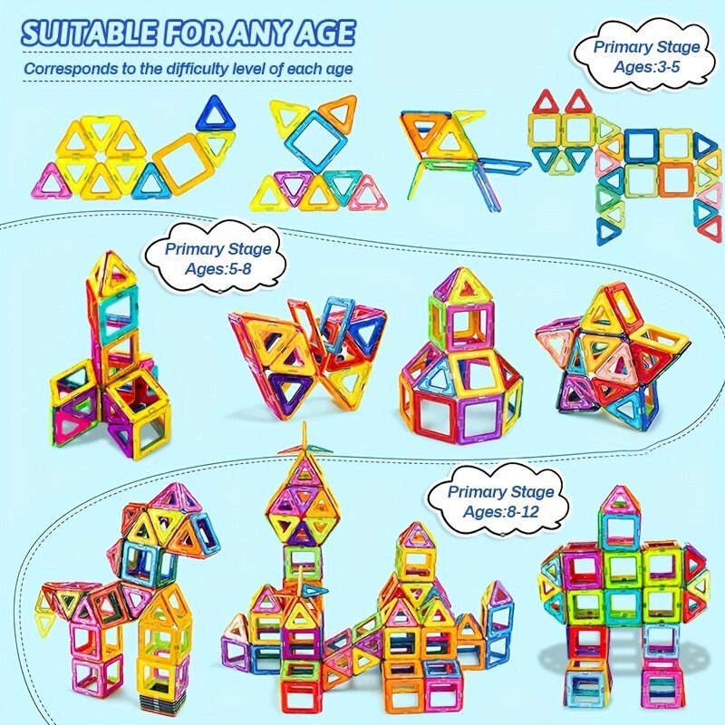Magnetische Bouwstenen Groot Formaat En Mini-Formaat Diy Magneten Speelgoed Voor Kinderen Ontwerper Bouw Set Geschenken Voor Kinderen Speelgoed
