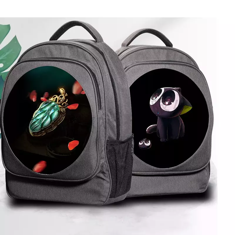 Zaino pubblicitario con zaino per macchina olografica con ventola per proiettore ologramma 3D con borsa a tracolla per schermo con Display a LED