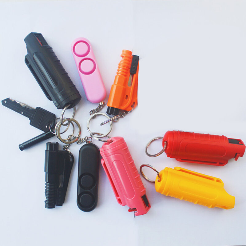 Botella de tanque de pimienta de autodefensa para niñas y mujeres, llavero portátil de Spray de pimienta de 20mL, accesorios de emergencia para salvar vidas