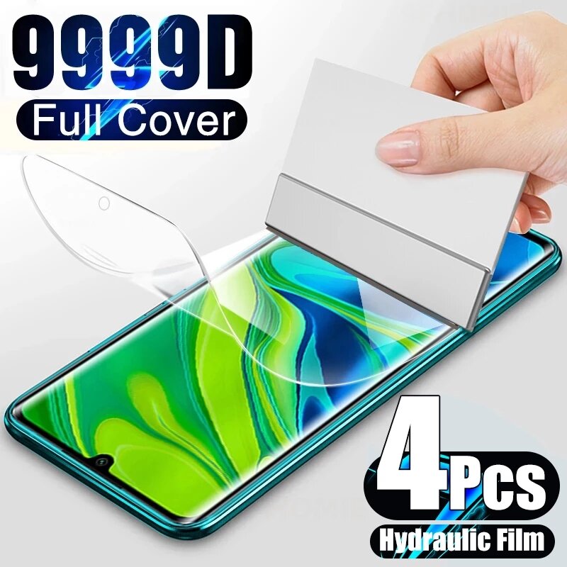 4Pcs Full Cover Hydrogel Film For Huawei P30 P20 P40 Lite P50 Screen Protector For Mate 30 20 40 Pro Lite Film