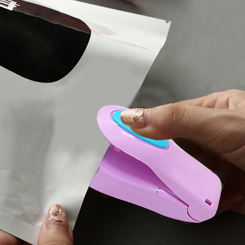 Portátil mini máquina de selagem do agregado familiar handheld saco calor aferidor capper alimentos saver para plásticos sacos pacote gadgets cozinha