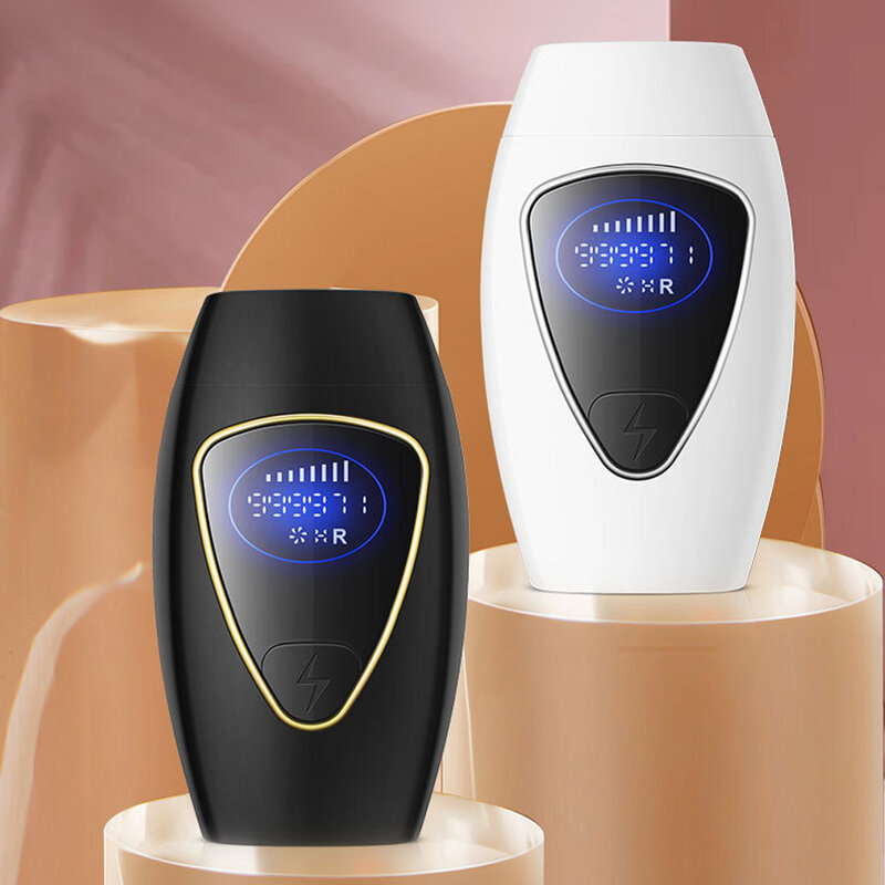 Boi-depiladora láser IPL para mujeres, máquina de depilación profesional de 8 niveles, 999.999 Flashes, automática, para cuerpo púbico, permanente, indolora