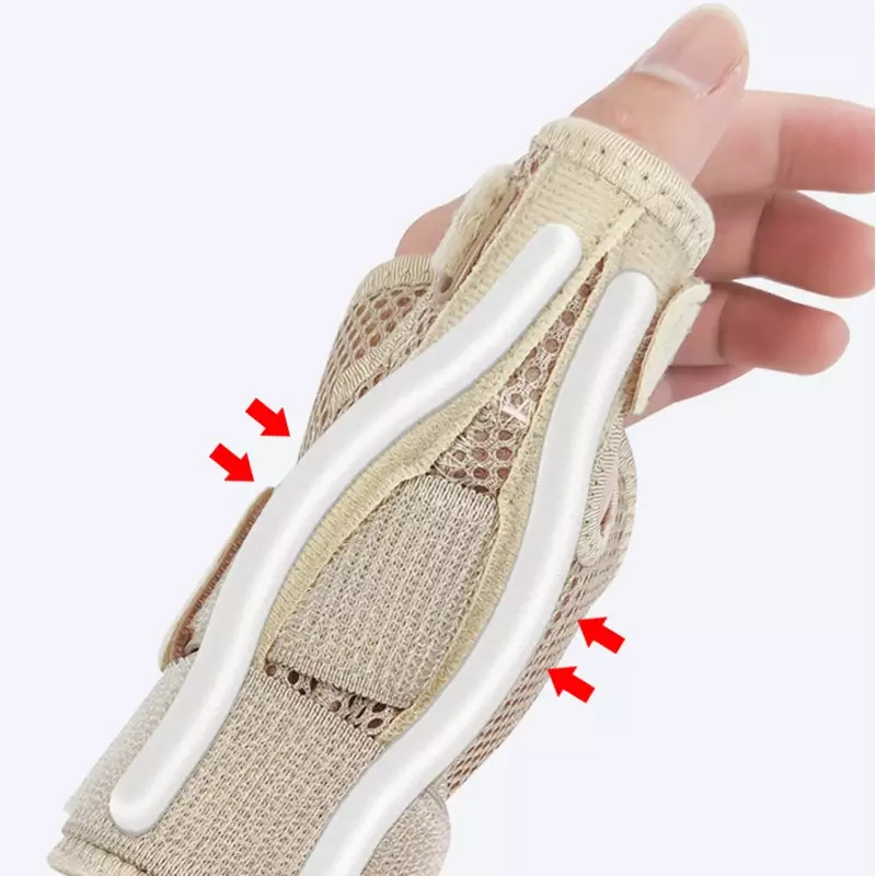 1 szt. Rękawice stabilizator szyny na kciuk bransoletka wspierająca nadgarstek ochraniacz ulga w bólu prawej lewej ręki Immobilizer