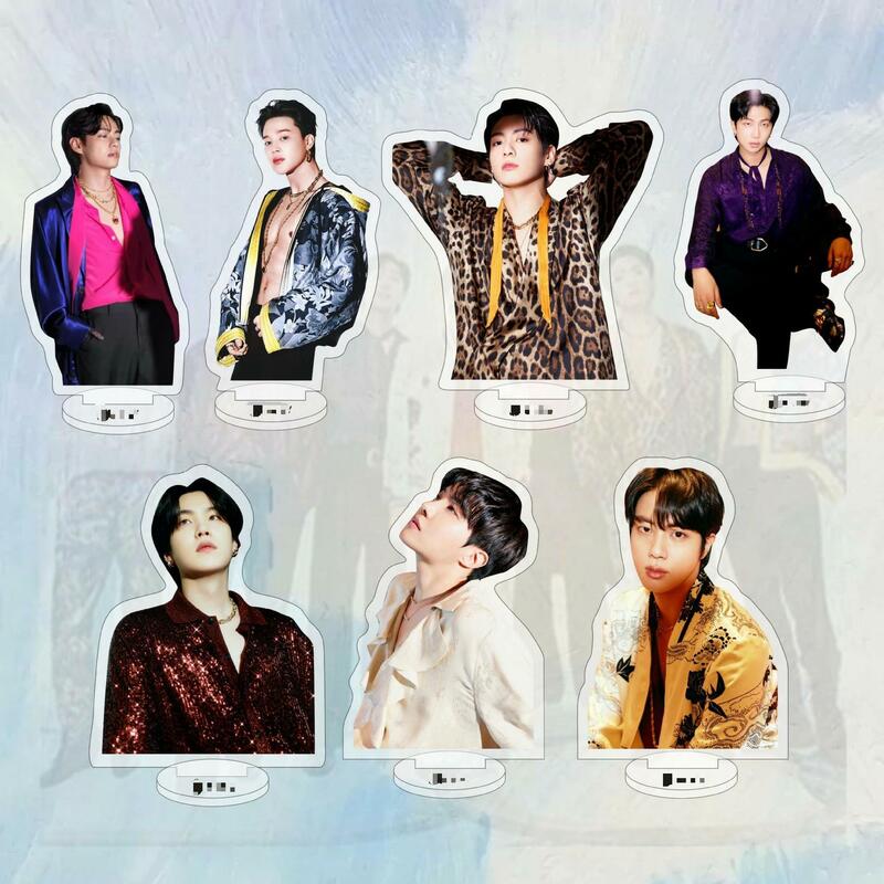 KPOP bangtan boys weverse acrylic double-sided printing high-definition humanoid stand desk decoration ornaments fan gifts JIN V
