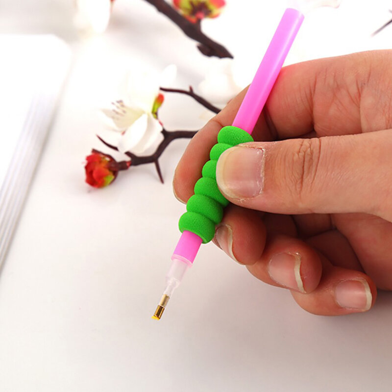 6pcs/10Pcs Non Slip Foam Pen Cap Non-toxic Ridged Pencil Lightweight Grips Eco-friendly Hand Protection Handwriting Wholesale