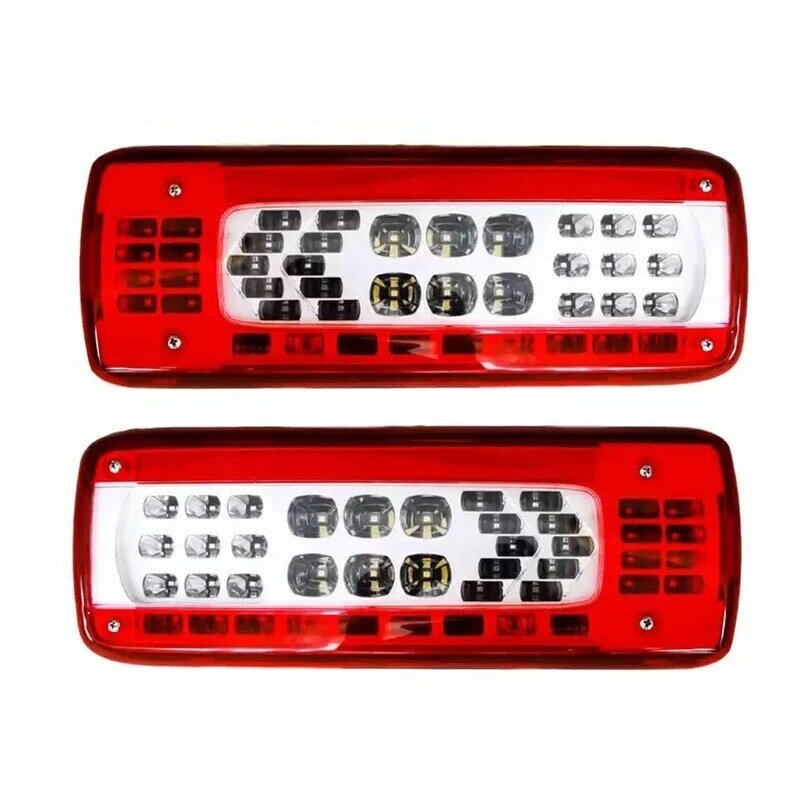 1PC Left Right 24V LED Truck Tail Lamp Brake Light For Volvo FH Truck Car Warning Light FM500 Durable Waterproof 21063895