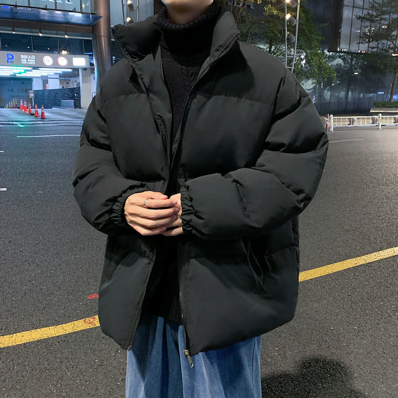 8XL jednolity kolor, kurtka typu Parka mężczyzn 2022 w stylu Harajuku ciepłe, zagęszczone modny płaszcz za duże zimowe casualowa kurtka męskie parki w stylu Hip-hopowym