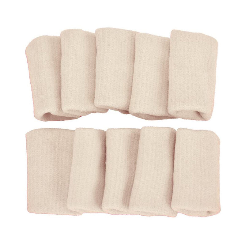 10Pcs Nylon Knuckles Sleeve Thumb Protection Sheath for Sports Breathable Braces, Sapphire
