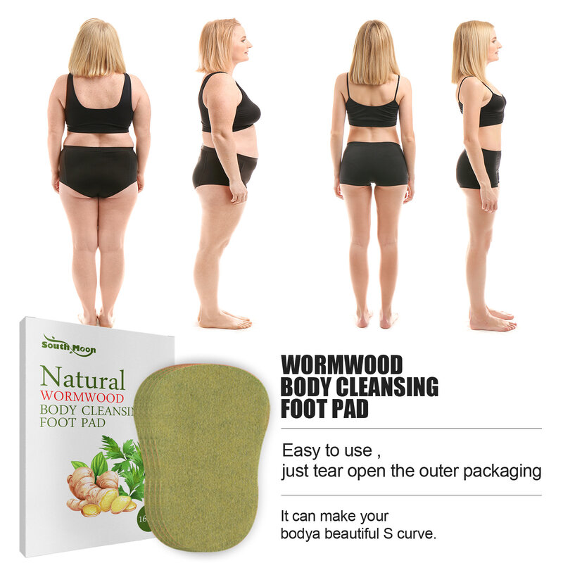 16Pcs Natural Wormwood Foot Detox Patch  Help Sleeping Body Toxins Cleansing Weight Loss Foot Care Relieve Stress Foot Sticker