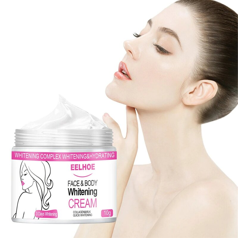 Crème blanchissante pour femmes, crème éclaircissante pour le visage et la peau sensible