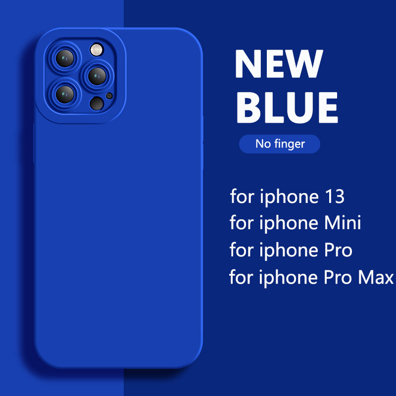 Sang Trọng Kẹo Nhiều Màu Sắc Silicone Mềm Dành Cho iPhone 13 12 Mini 11 Pro Max XR XS X 7 8 Plus SE 2020 Chống Sốc Matte Ốp Lưng