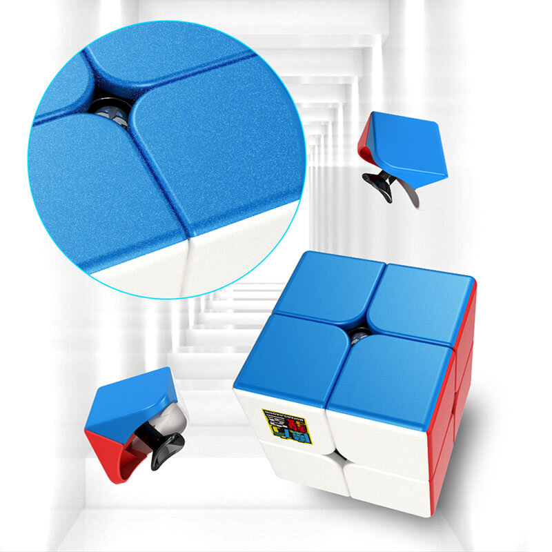 Giocattoli educativi 2x2x2 Mini Pocket Cube Speed 2x2 cubo magico professione cubo giocattolo per bambini cubo giocattolo Anti-ansia