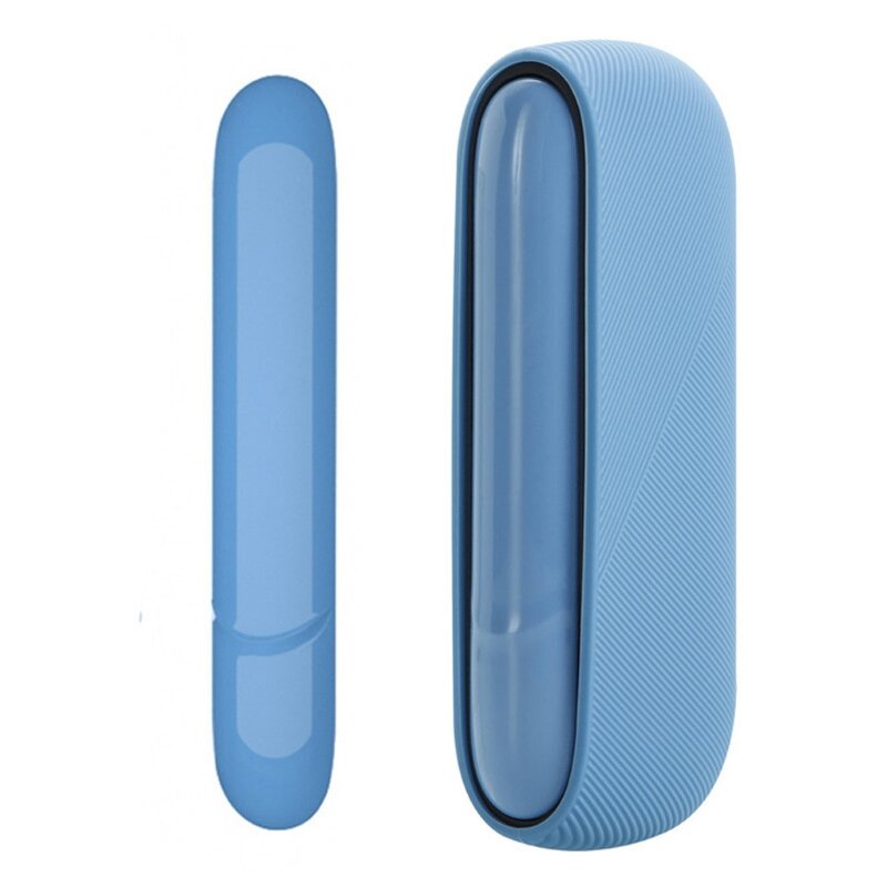 12 Kleuren Fijne Twill Siliconen Side Cover Volledige Beschermende Voor Case Pouch Voor Iqos 3.0/3 Voor Duo Buitenste accessoires