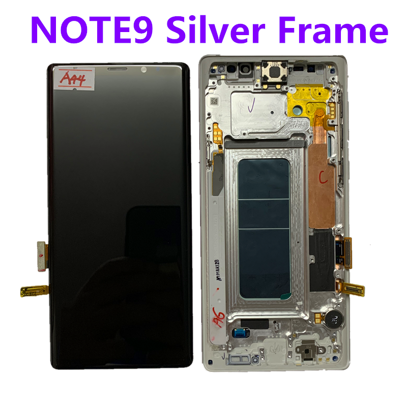 Mit Rahmen Original AMOLED für Samsung Galaxy NOTE9 N960A N960U N960F N960V LCD display touch screen mit dot oder linie
