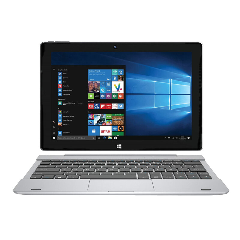 Tableta con teclado de 10,1 pulgadas, Tablet con Windows 10 G8811, 2GB RAM + 32GB ROM, Compatible con HDMI, Quad Core, cámara Dual, gran oferta
