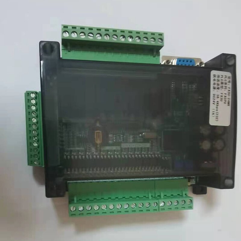 Hot FX3U 24MR 6AD RS485 RTC (Real Time Clock) 14 Input 10 Relay Output 6 Analog Input 2 Analog Output Plc Controller