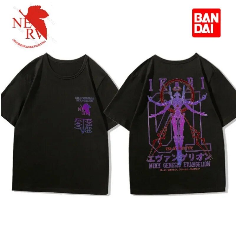 EVA joint animation peripheral short-sleeved t-shirt Neon Genesis Evangelion large size loose short-sleeved couple gifts