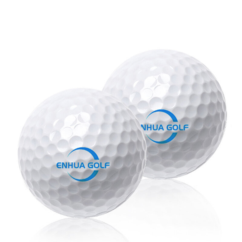6PC 100 durezza Golf Practice Balls Sport all'aria aperta Professional Golf Competition Ball 2 Color Line Super Long Distance Golf Balls