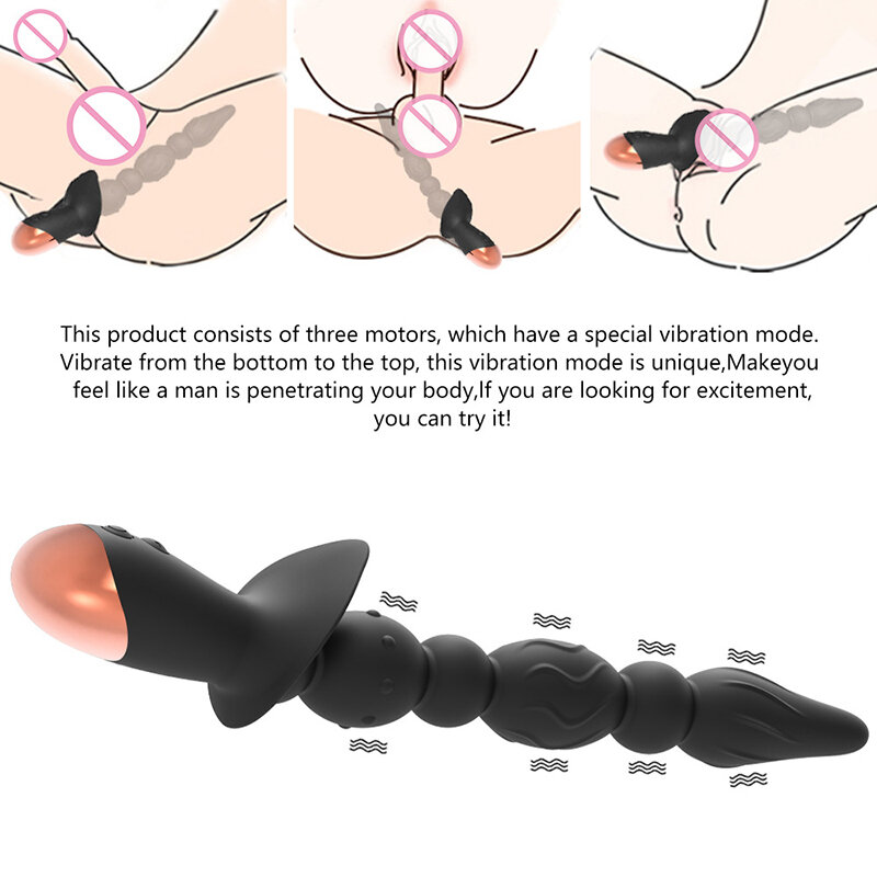 Brinquedos eróticos do sexo do grânulo anal do sexo do sexo do sexo feminino do masturbador da tomada anal do massager da próstata do choque magnético de chargin