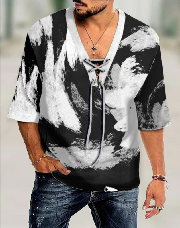Blusas de renda Camisas De Linho para Homens Ropa Hombre Camisas De Hombre Chemise Homme Camisa Masculina Roupas Masculinas Roupas Masculinas