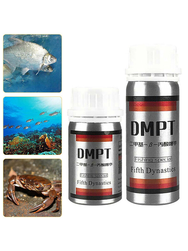 30g / 60g DMPT 낚시 미끼 첨가제 분말 강하게 물고기 새우 유인 지그 미끼 미끼 식품 첨가제 분말 실용