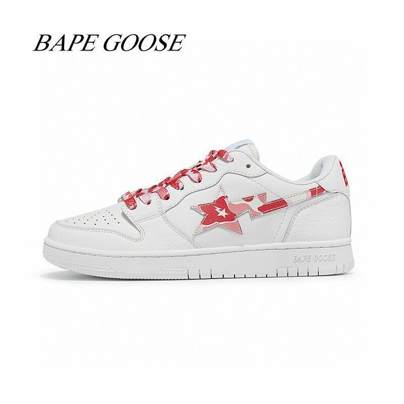 Модная мужская обувь Bape Goose, женская обувь для бега, мужские кроссовки, женская уличная спортивная обувь унисекс 060