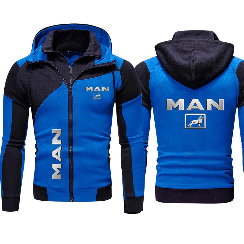 Nuova giacca uomo Logo stampato felpa con cappuccio giacca abbigliamento sportivo cerniera felpa con cappuccio giacca da moto giacca sportiva da uomo all'aperto Top