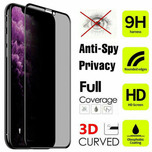 Anti-spy Tempered Glass Privacy On 8 7 6s 6 Screen Protector Iphone 11 12 13 Mini Pro For Max For X Xr Xs  Protective Film Cover