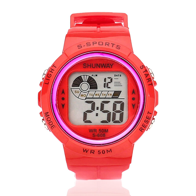 Outdoor Sports Kids Multifunctional Waterproof Luminous Children's Watch 2022 New Hot Selling Birthday Gifts for Boys and Girls