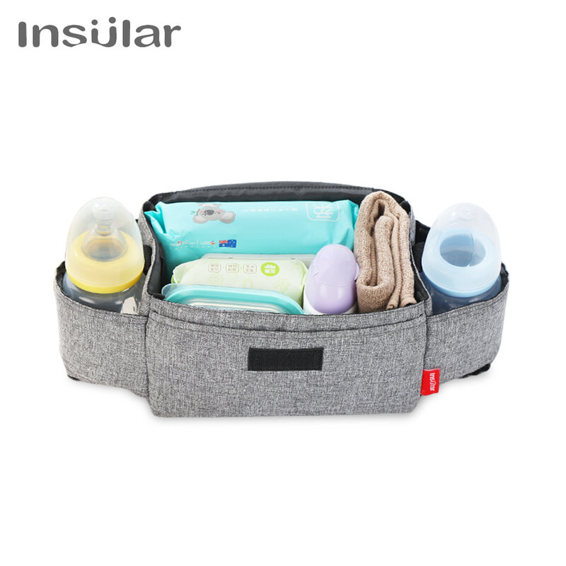 아기 유모차 가방 다기능 저장 병 물컵 패션 대용량 멀티 파티션 디자인, 가벼운 컴팩트 적용 가능