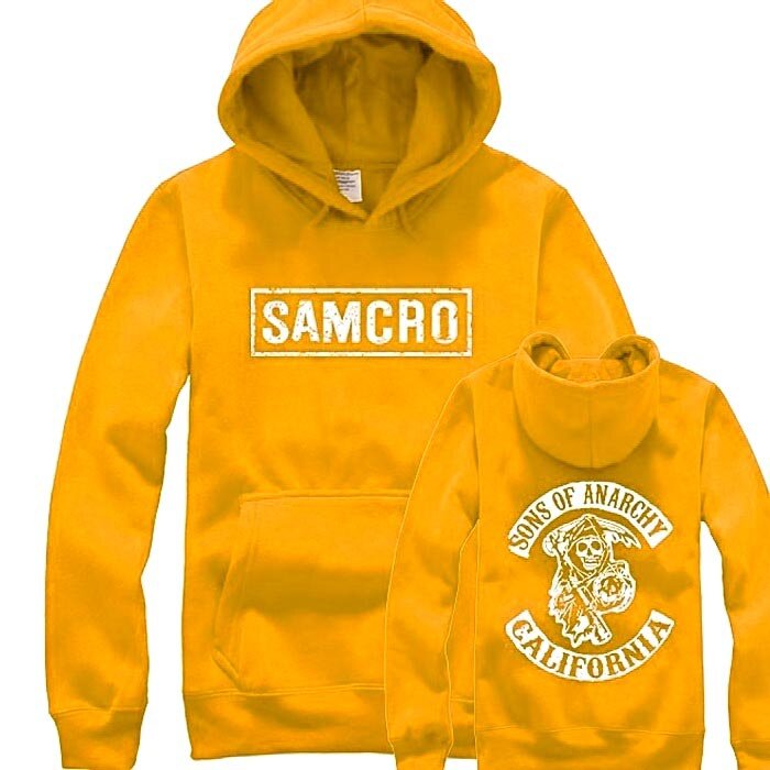 Sudadera de lana Samcro con estampado de pantalla de S Sons of Anarchys, jersey de alta calidad, 2022